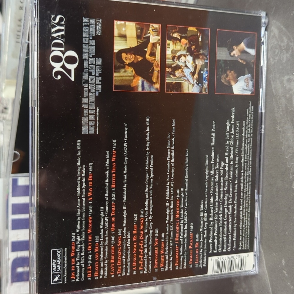 3/$21 🎸 28 Days Movie Soundtrack CD